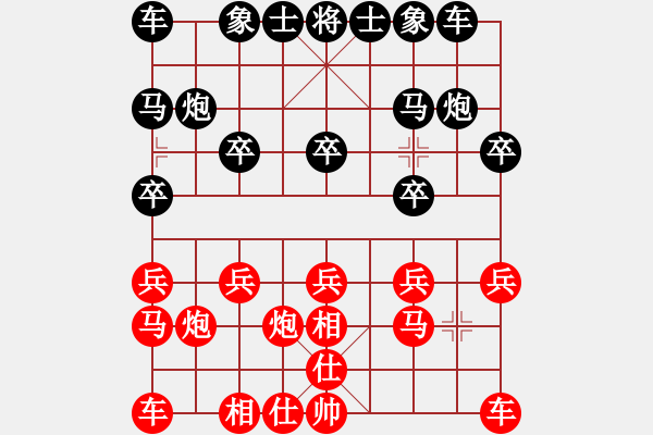 象棋棋譜圖片：2018.12.6.2后勝李愛國(guó)好友十分鐘 - 步數(shù)：10 