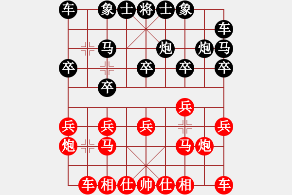 象棋棋譜圖片：雨山區(qū) 張志明 和 溧陽市 狄平川（紅棋第10步，不支士相有問題） - 步數：10 