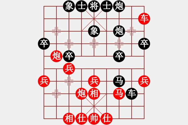 象棋棋譜圖片：日月星晨余(5段)-負(fù)-xwtzyjpljf(6段) - 步數(shù)：40 