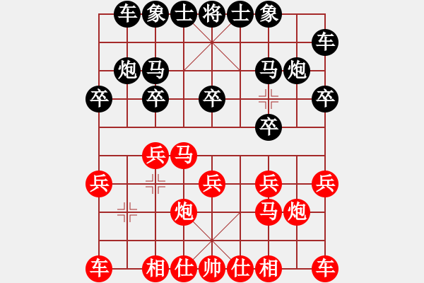 象棋棋譜圖片：↓佡亾礃↑ 后勝 易士 - 步數(shù)：10 