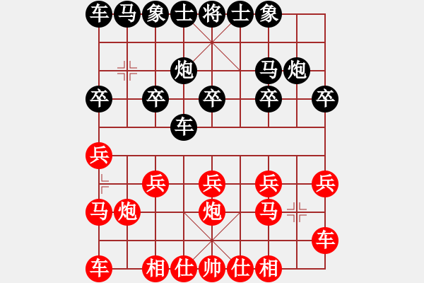 象棋棋譜圖片：橫才俊儒[292832991] -VS- 浪子燕青[392080442] - 步數(shù)：10 