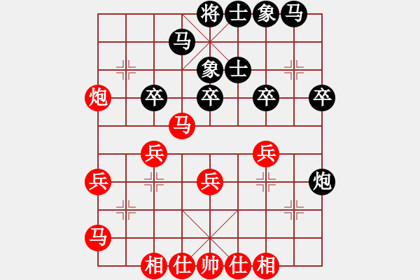 象棋棋譜圖片：香港李嘉誠(2段)-勝-月鉤垂愛(1段) - 步數(shù)：30 