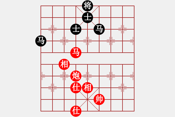 象棋棋譜圖片：西北小俠(9星)-和-大帥張作霖(9星) - 步數：100 