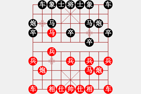 象棋棋譜圖片：老佛爺[1210739771] -VS- 百思不得棋解[1076002090] - 步數(shù)：10 