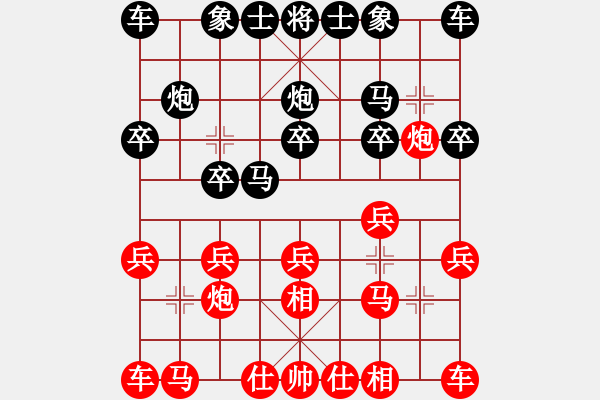 象棋棋譜圖片：魏 玲【先負(fù)】寧波戚文卿(2015-3-7弈于大師網(wǎng)高級(jí)棋室) - 步數(shù)：10 