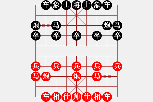 象棋棋谱图片：凌寒迎风(9星)-和-娱乐之我心(地煞) - 步数：10 