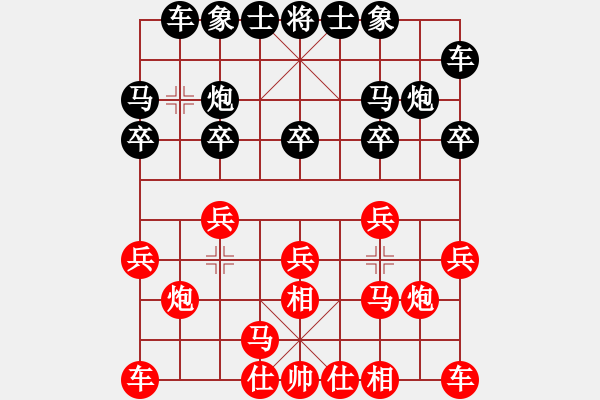 象棋棋譜圖片：紫銀[2289007106] 先負(fù)棋心閣芳棋[893812128] - 步數(shù)：10 