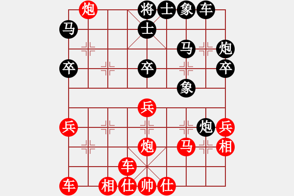 象棋棋譜圖片：天天象棋華山論劍太守棋狂先勝胖胖業(yè)8-2 - 步數(shù)：30 