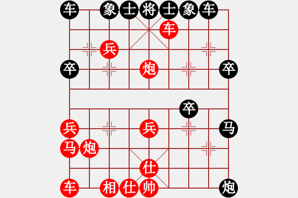 象棋棋譜圖片：彩霸周小平(3段)-勝-大兵小兵(3段) - 步數(shù)：30 