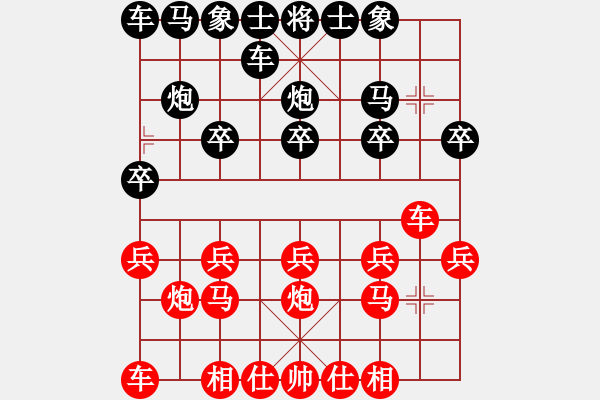 象棋棋譜圖片：黎明靜悄悄[1325866646] -VS- 橫才俊儒 - 步數(shù)：10 