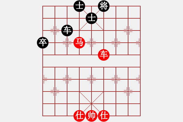 象棋棋谱图片：黑龙天下(月将)-胜-清音俗事流(4段) - 步数：91 