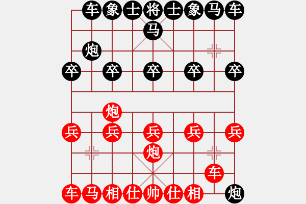 象棋棋譜圖片：鐵滑車(chē)布局2 - 步數(shù)：10 