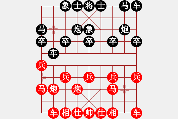 象棋棋譜圖片：2022.10.15.5JJ先勝過宮炮對(duì)飛左象 - 步數(shù)：10 