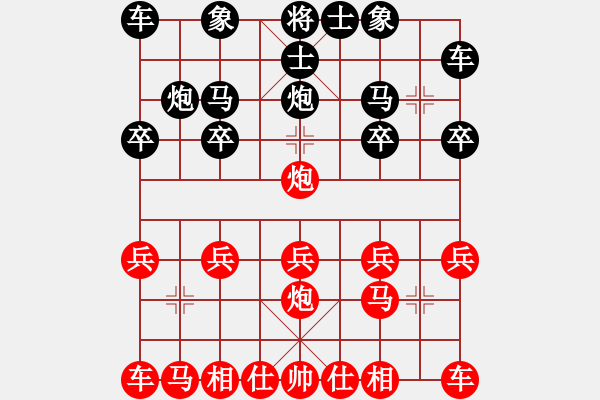 象棋棋譜圖片：自字信手炮(9段)-負(fù)-歡樂(lè)王子(2段) - 步數(shù)：10 