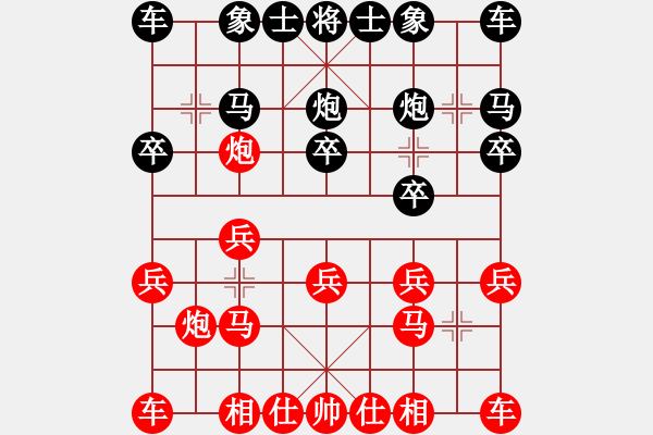 象棋棋譜圖片：2016年萬紫千紅大飯店杯米東區(qū)第七屆象棋錦標賽第10輪第2臺蔣小虎李欣欣 - 步數(shù)：10 