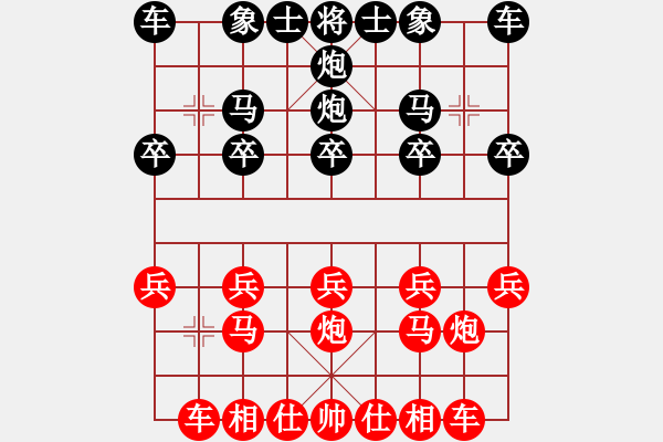 象棋棋譜圖片：‖棋家軍‖皎月[2045059653] -VS- 依然[2545317797] - 步數(shù)：10 