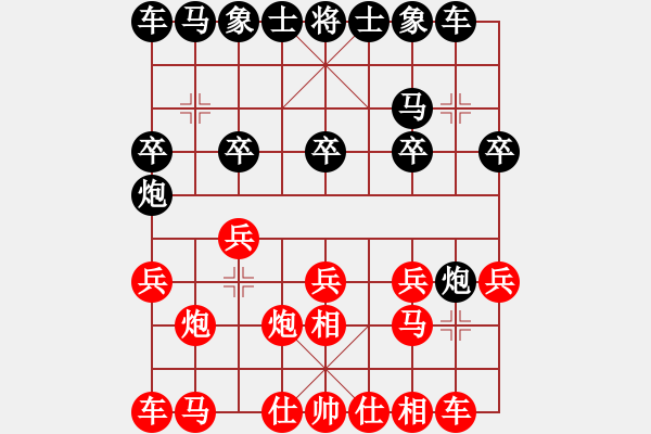 象棋棋譜圖片：劍逍遙(7段)-負-湘鋼小周(5段) - 步數(shù)：10 