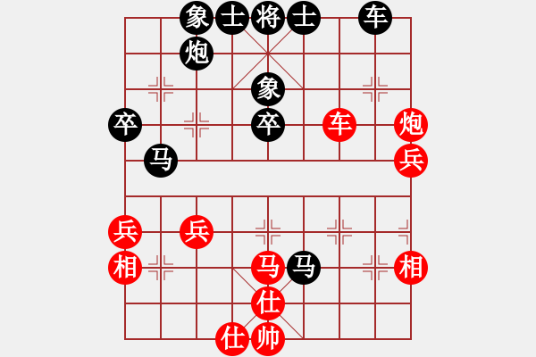 象棋棋譜圖片：10968局 A05-過(guò)河炮局-小蟲(chóng)引擎24層 紅先勝 旋九專(zhuān)雙核-入門(mén) - 步數(shù)：50 