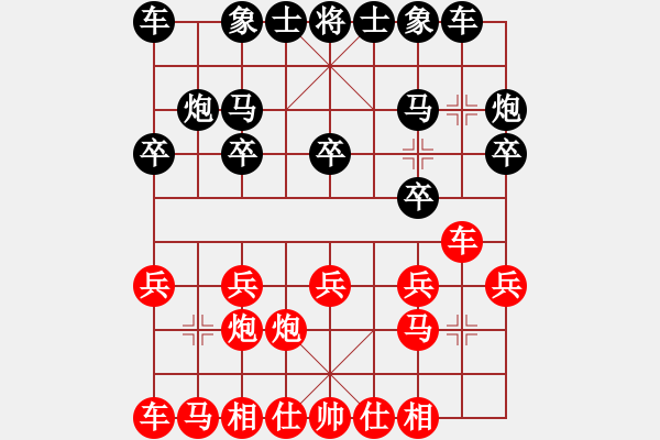 象棋棋譜圖片：墨龍居士(1段)-和-殘紅亂舞(2段) - 步數(shù)：10 