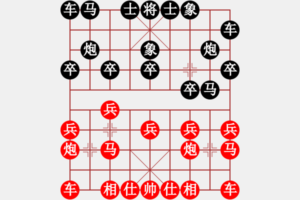 象棋棋譜圖片：chinagxlz(4段)-勝-哥愛你愛她(月將) - 步數(shù)：10 