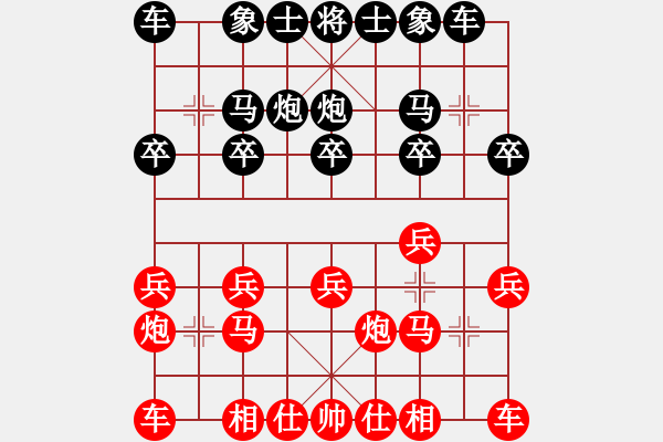 象棋棋譜圖片：這局輸?shù)螒K：補(bǔ)士避兌白丟馬相 出帥找打得馬送終 - 步數(shù)：10 