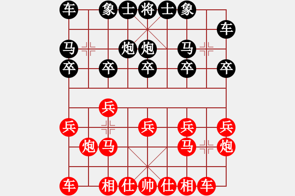 象棋棋譜圖片：xmxmxmxm(6段)-勝-我很菜的(3段) - 步數(shù)：10 