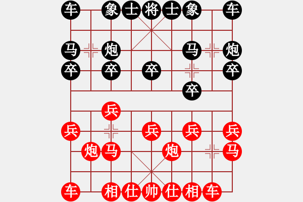 象棋棋譜圖片：南通 吉建軍 勝 泰州市海陵象協(xié) 姜文俊 - 步數(shù)：10 