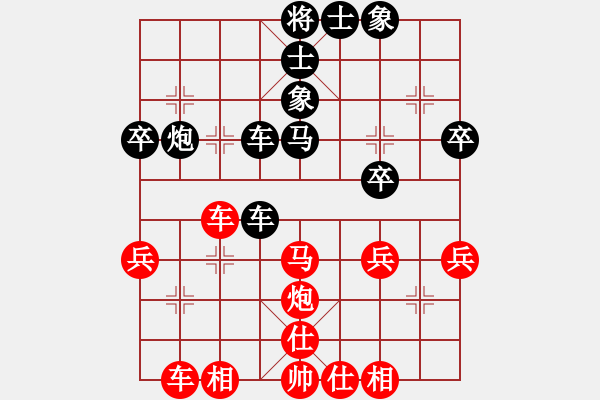 象棋棋譜圖片：hhhaaabbb(2段)-勝-司空山人(3段) - 步數(shù)：40 