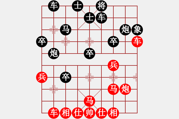 象棋棋譜圖片：期待你的轉(zhuǎn)身【紅】vs佛朗哥【黑】 - 步數(shù)：30 