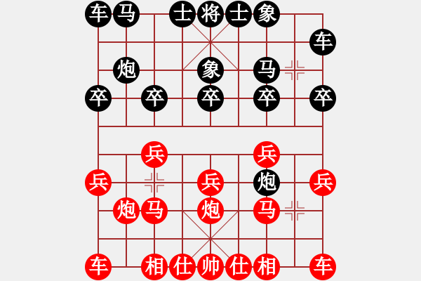 象棋棋譜圖片：隨機(jī)應(yīng)變  - 步數(shù)：10 