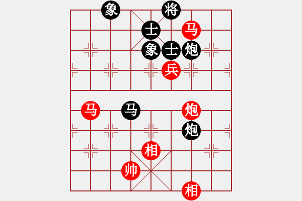 象棋棋譜圖片：9375局 A08-邊兵局-小蟲引擎24層 紅先和 旋九專雙核-大師 - 步數(shù)：200 