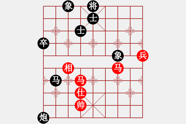 象棋棋譜圖片：三星拱照(6段)-和-豬大圣(3段) - 步數(shù)：110 