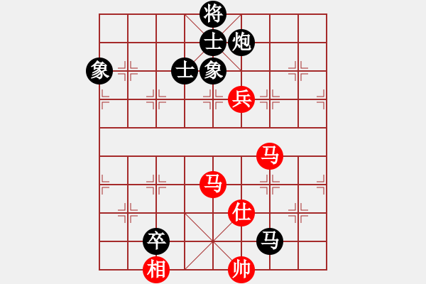 象棋棋譜圖片：三星拱照(6段)-和-豬大圣(3段) - 步數(shù)：190 