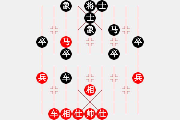 象棋棋譜圖片：馬鳴風(fēng)蕭蕭(3段)-和-禿子抹帽(3段) - 步數(shù)：40 