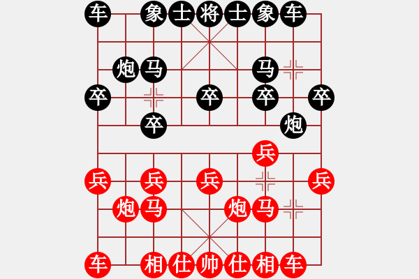 象棋棋譜圖片：八嘎喇叭奧[2823468700] -VS- 擦肩[1959417087] - 步數(shù)：10 