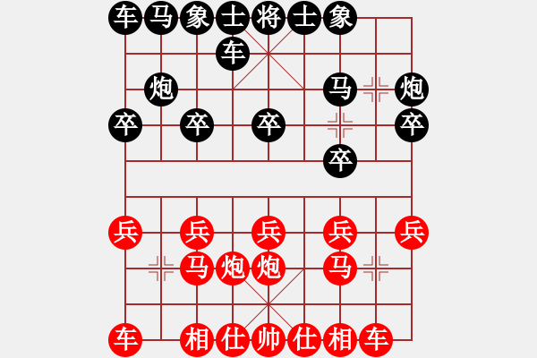 象棋棋譜圖片：aihwa(8級(jí))-負(fù)-州來(lái)棋客(9級(jí)) - 步數(shù)：10 