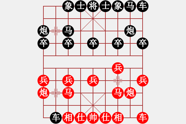 象棋棋譜圖片：粉嫩大青蟲(5段)-和-至尊無敵(7段) - 步數(shù)：10 