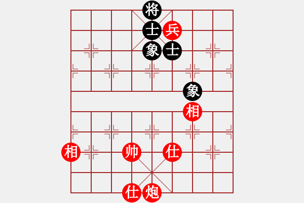 象棋棋譜圖片：【炮雙兵士象全和馬士象全】2炮臺位馬2管有士側(cè)兵 - 步數(shù)：33 