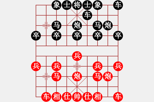 象棋棋譜圖片：無所謂[2314938015] -VS- 意悠心輕[38090586] - 步數(shù)：10 