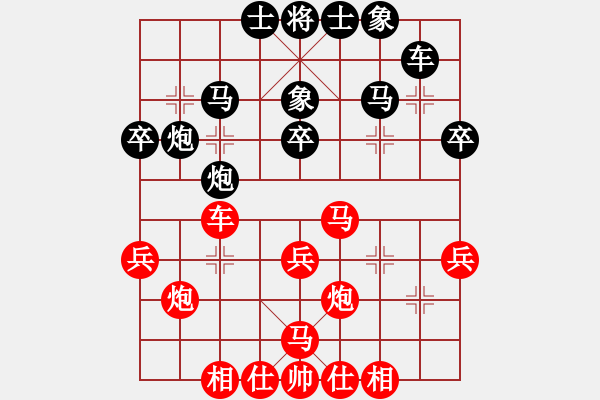 象棋棋譜圖片：中炮過(guò)河車直橫車對(duì)屏風(fēng)馬兩頭蛇[二類B]&(黑右炮高一步對(duì)紅邀兌七兵)實(shí)戰(zhàn)YL002xm - 步數(shù)：40 