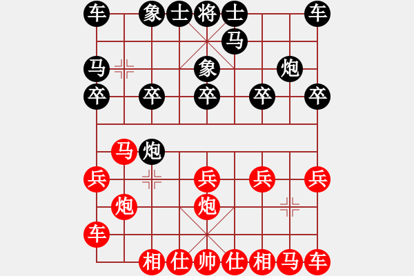 象棋棋譜圖片：劉泊[2440266176] -VS- 棋天大圣[1801086760] - 步數(shù)：10 