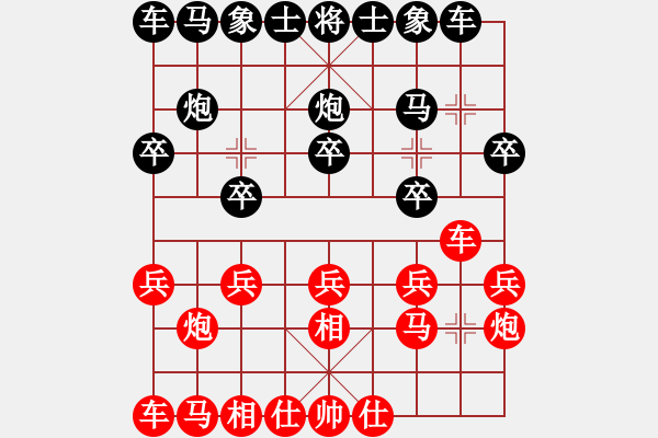 象棋棋譜圖片：黑熊刀(9弦)-負(fù)-長空棧道(5弦) - 步數(shù)：10 