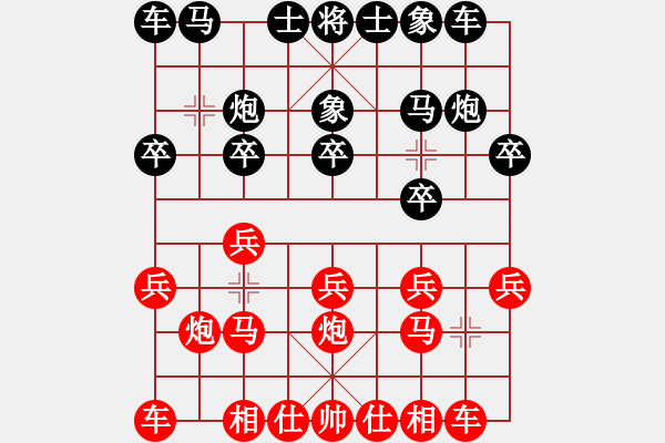 象棋棋譜圖片：鄭惟桐 先勝 許文章 - 步數(shù)：10 