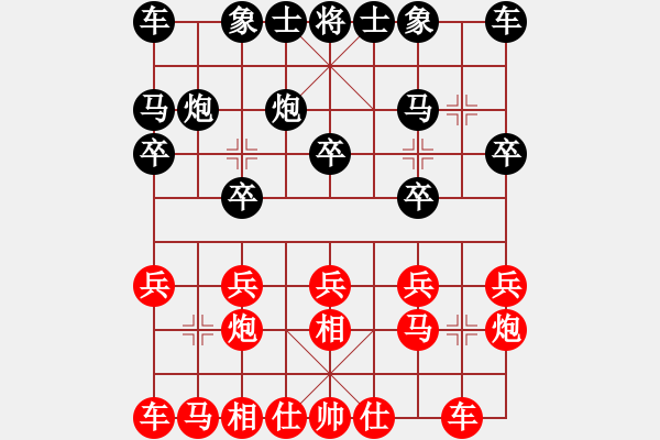 象棋棋譜圖片：怪叔叔險(xiǎn)勝業(yè)余好手 - 步數(shù)：10 