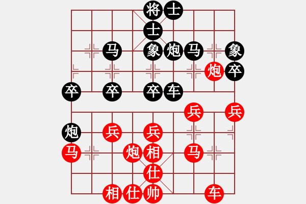 象棋棋譜圖片：章文彤     先負(fù) 郭莉萍     - 步數(shù)：40 