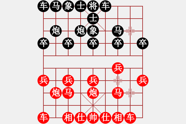 象棋棋譜圖片：棋友-魚鳥[575644877] -VS- 曾經(jīng)的心跳 。[826415768] - 步數(shù)：10 