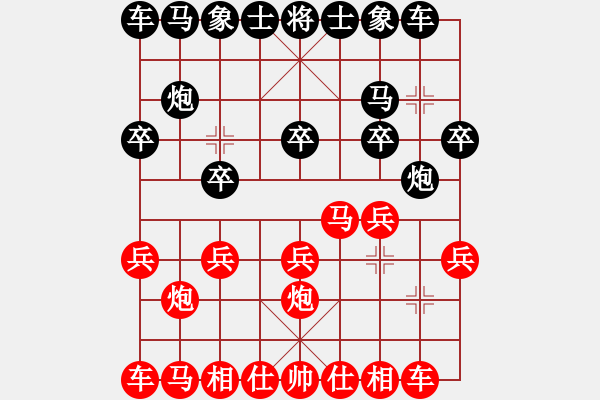 象棋棋譜圖片：龍[85620673] -VS- 沉默的羔羊[8703558] - 步數(shù)：10 