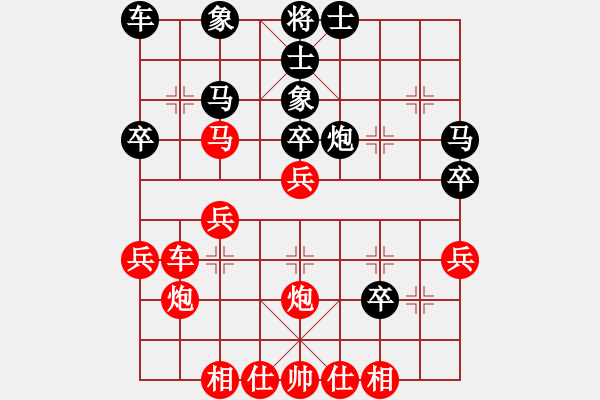 象棋棋譜圖片：安順大俠(3段)-勝-德國戰(zhàn)車(2段) - 步數(shù)：30 