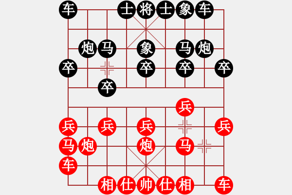 象棋棋谱图片：2021首届上海杯大师决赛王天一先和蒋川1-2 - 步数：10 