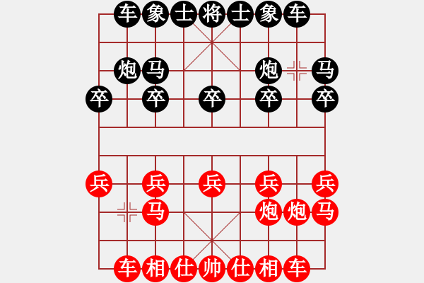 象棋棋譜圖片：盜用賬戶[紅] -VS- 江湖沉醉[黑] - 步數(shù)：10 